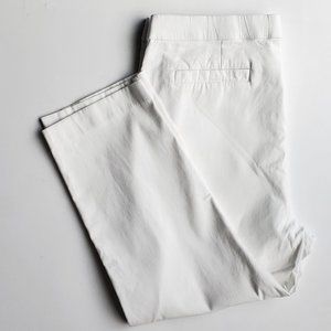 Elle White Capri Pants, Size XL
